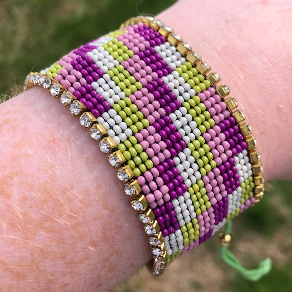 Spring Bling Beaded Bracelet